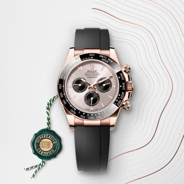 Rolex Cosmograph Daytona in 18 ct Everose gold, M126515LN-0006