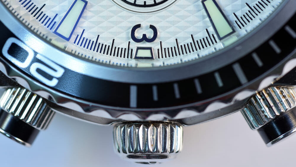 COSC certification in watchmaking Close up watch in different angles