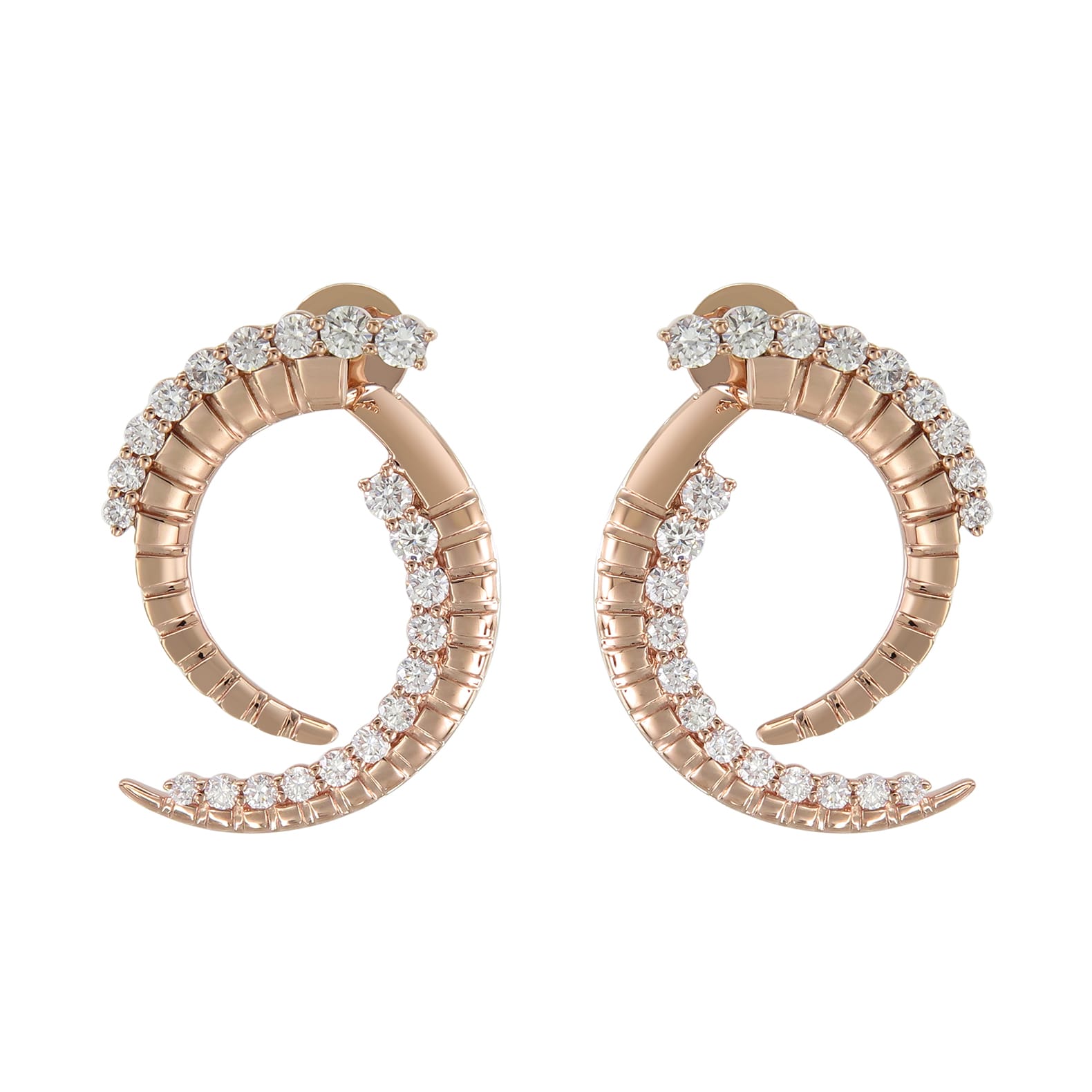 18ct Rose Gold Earrings
