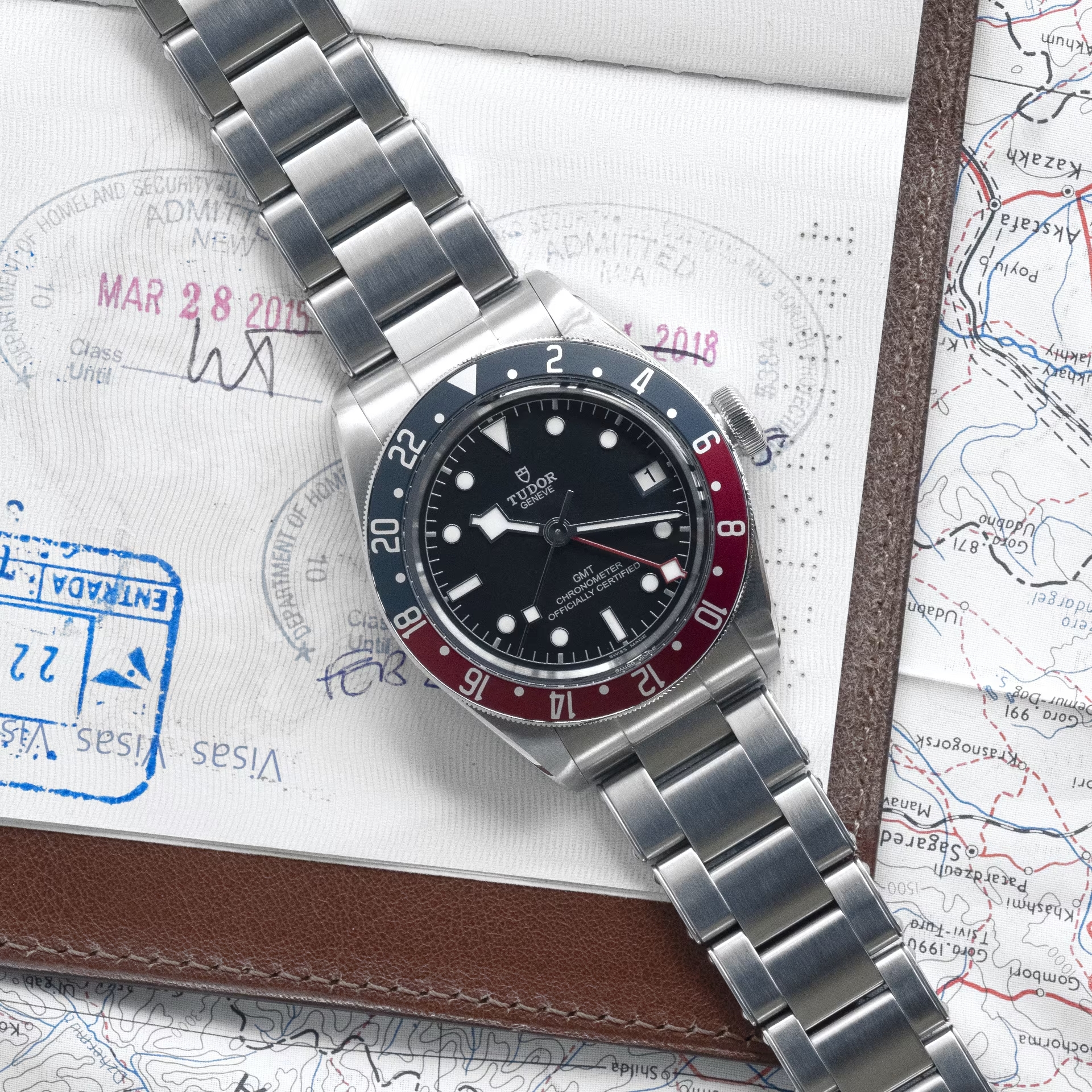 The bezel of a watch The bezel of a watch