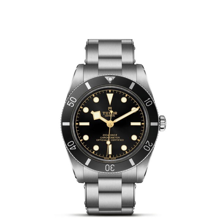 COSC certification in watchmaking Full view of the Black Bay 54 watch